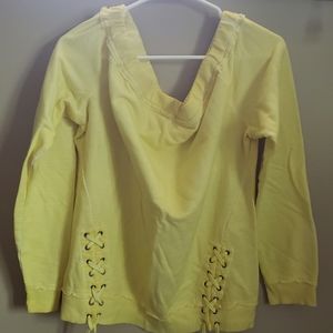 Off the shoulder sweatshirt